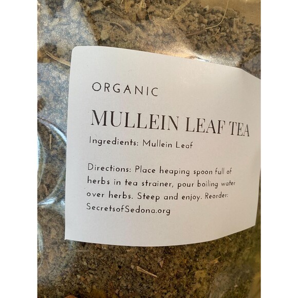 Organic Mullein Leaf Tea | Herbal Tea | Lung Cleansing Infusion - Picture 3 of 10